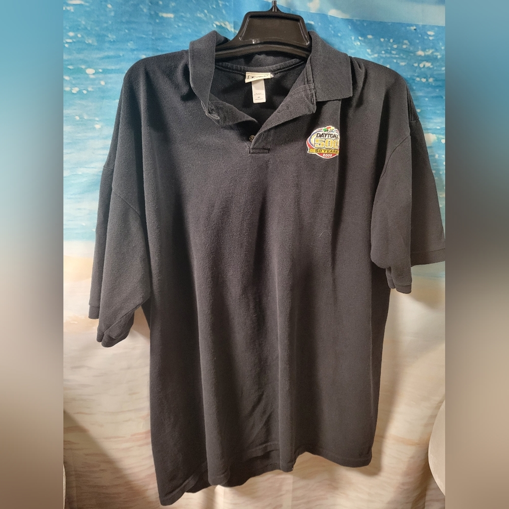 Lee‎ Sports Daytona 500 2008 50 years Mens Polo Shirt Size 2X